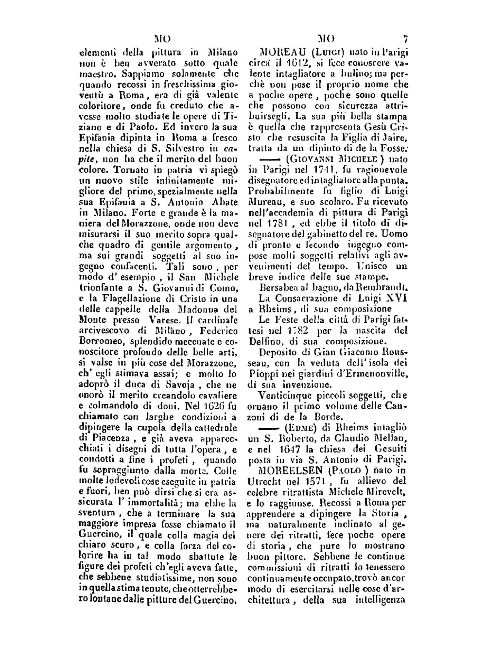 Dizionario degli architetti, scultori, pittori. Tomo 3 | Сборник