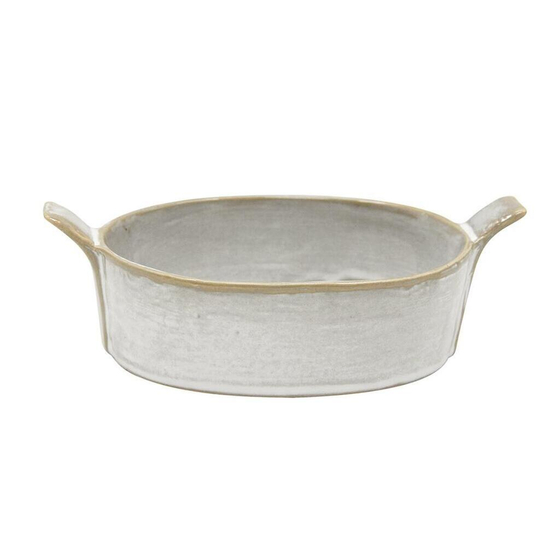 Блюдо овальное 25,5*13,5 см h5 см 700 мл Gray Oval Bucket с ручками Frutti di Mare P.L. [1]