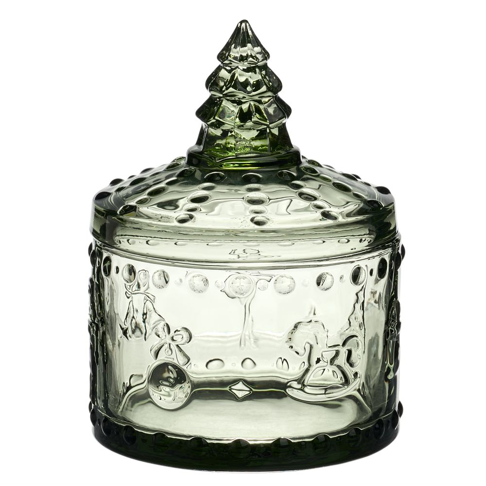 ЕМКОСТЬ ДЛЯ ХРАНЕНИЯ "ЩЕЛКУНЧИК" GREEN, 9*9*12,5 СМ