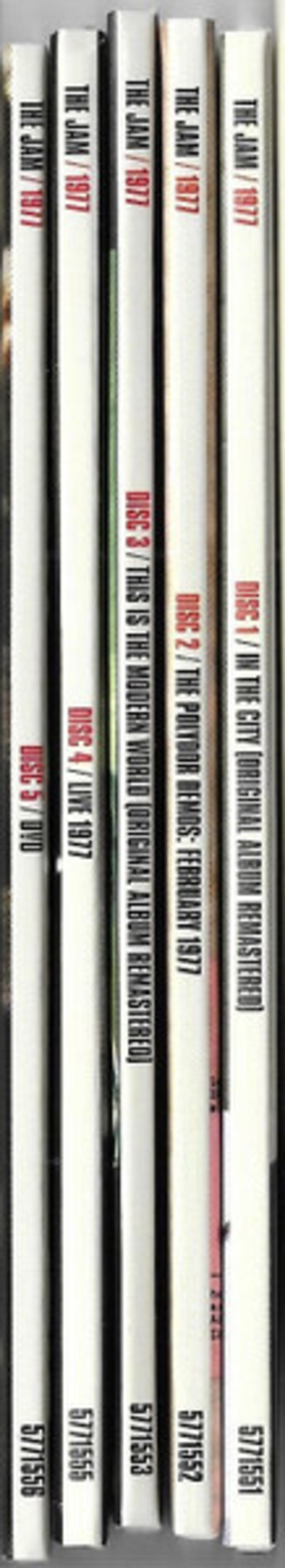The Jam / 1977 (Deluxe Edition)(4CD+DVD)