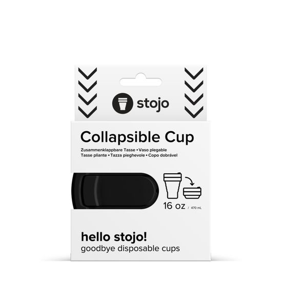 Стакан складной силиконовый Stojo Biggie Ink, 16 oz / 470 мл