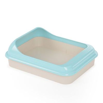 Лоток с рамкой "Мур-мяу" голубой 455х355х150 мм (ООО ЗПИ Альтернатива)