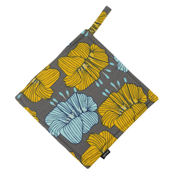 Прихватка 22х22 Tkano Prairie Цветы серая