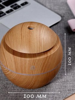 Ультразвуковой увлажнитель воздуха св. дерево круглый SL-001002-3  + ПОДАРОК