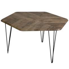 Стол журнальный BeautyStyle 23 дуб крымский состаренный/черный