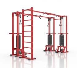 Три рамы и шведская стенка IK41 серый