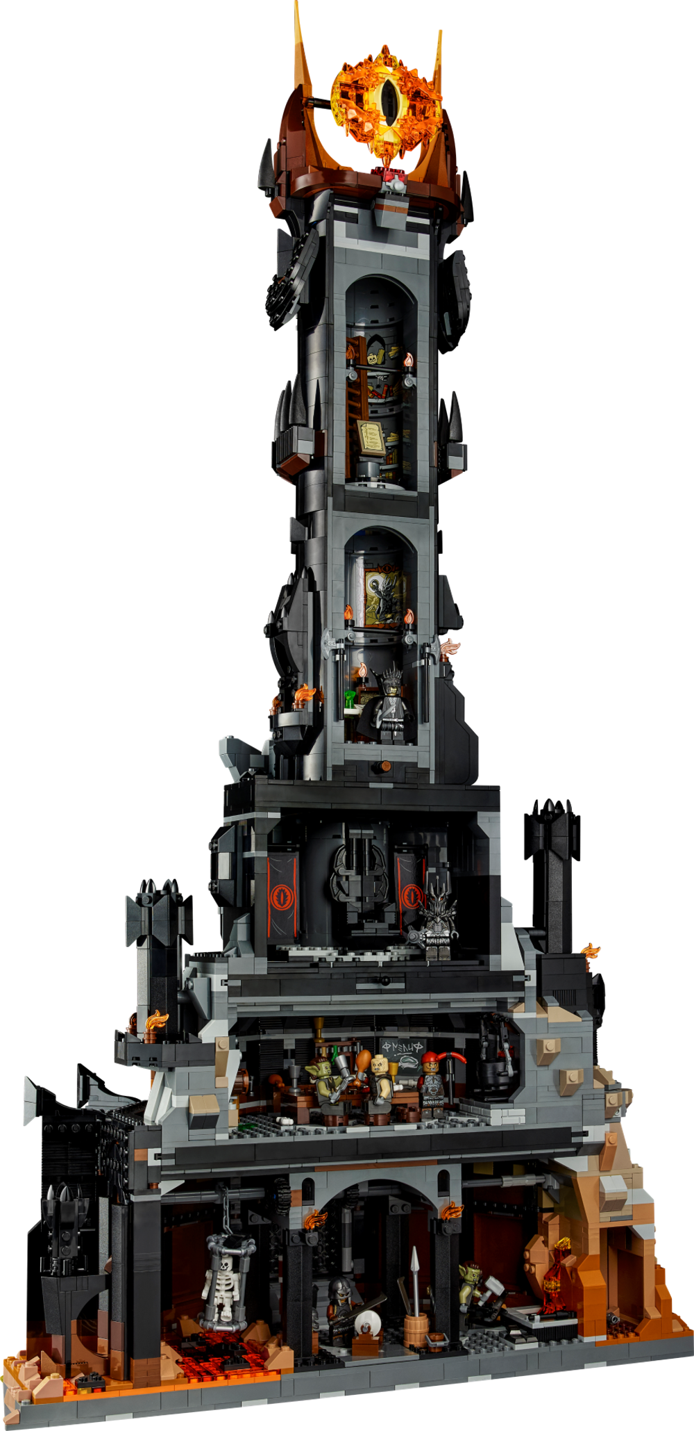 Конструктор Лего айконс Властелин колец Барад-Дур 10333 | LEGO Icons Barad-Dûr 10333 коллекционная модель 5471 деталь 18+