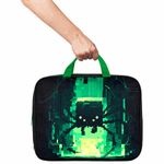 Папка на молнии с ручками BRAUBERG А4, 1 отделение, полиэстер, 80 мм, "Digital spider", 273303