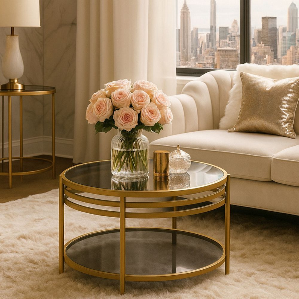 Столик "Риенцо" латунь