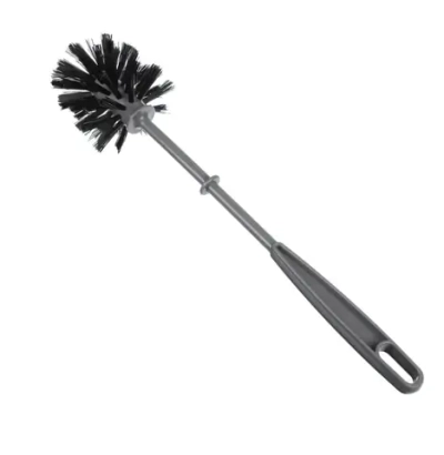 Ерш туалетный «Azur» серый с черной щетиной