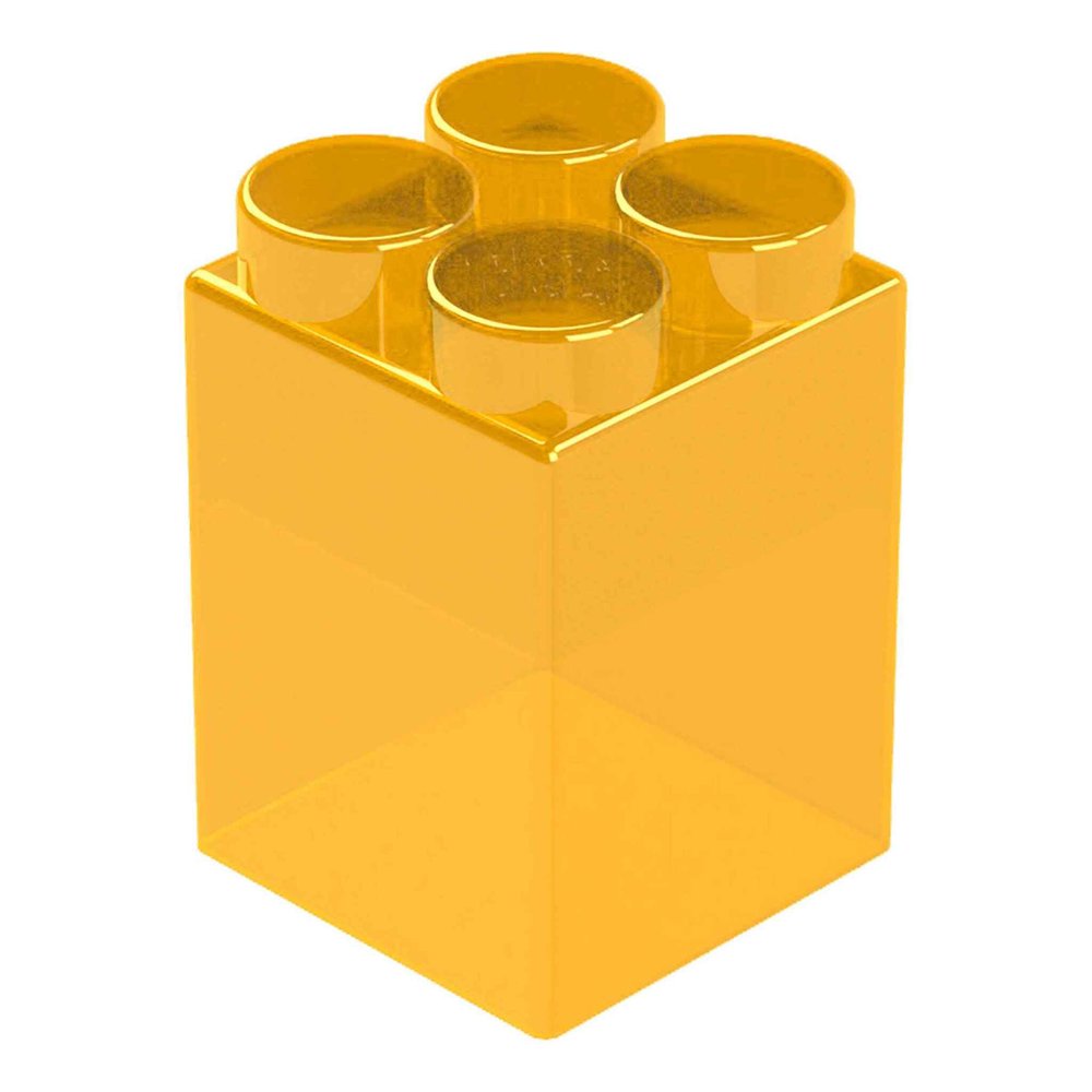 Элемент прозрачный высокий 6x6x10 см для GigaBloks 5"