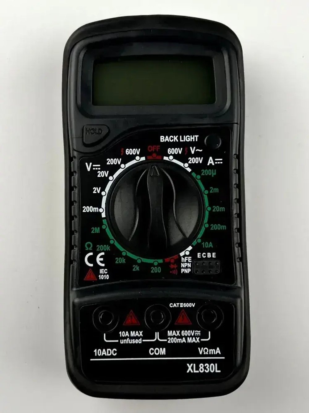 Мультиметр цифровой с прозвонкой тестер электрический автомобильный