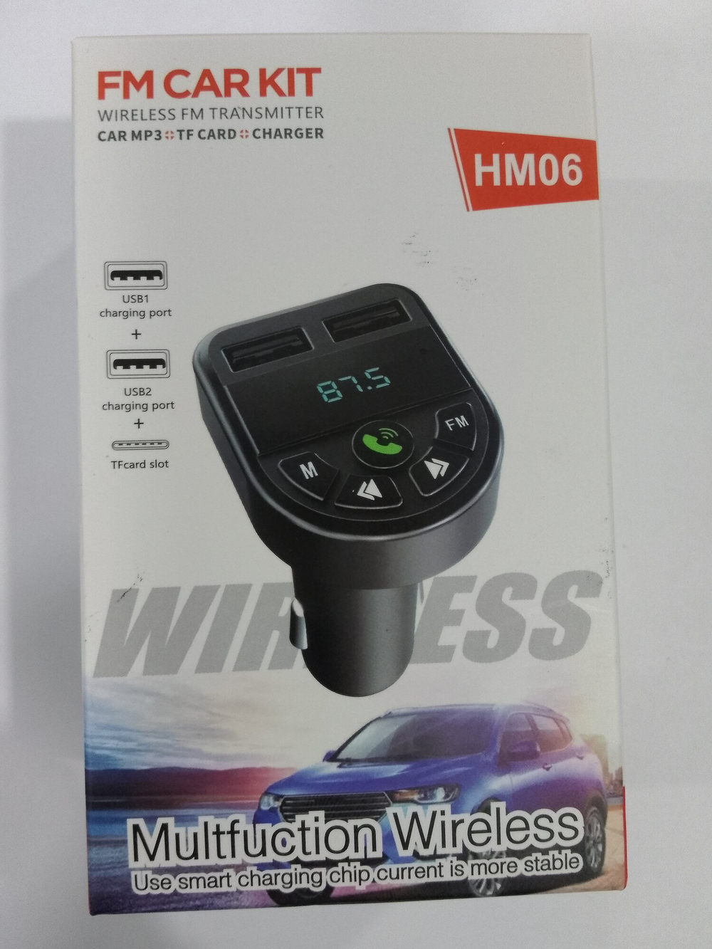 FM-модулятор HM06 USB Bluetooth