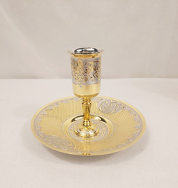 Набор рюмка с блюдцем "На посошок"