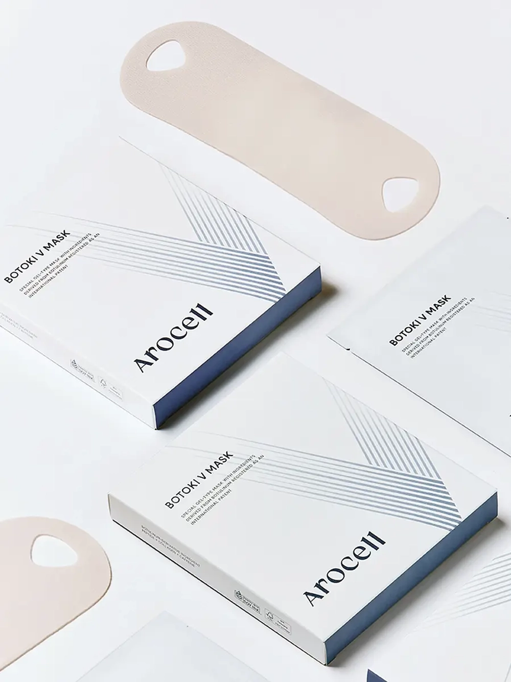 Arocell Эластичная маска для подтяжки и укрепления нижней трети лица Botoki V Mask 18 гр