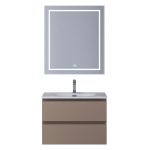 Тумба с раковиной подвесная BelBagno KRAFT-700-2C-SO-CO Бежевый матовый, раковина белая BB-8099-70