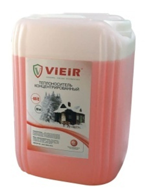 Теплоноситель для отопления -65C КРАСНЫЙ - 20Л  "VIEIR"