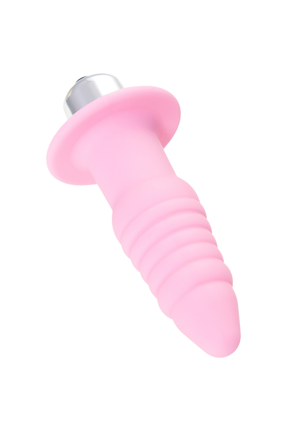 Анальная вибровтулка розовая 9 см