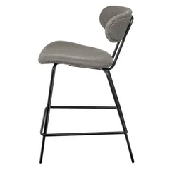 Полубарный стул Pedigree 65 см серое букле
