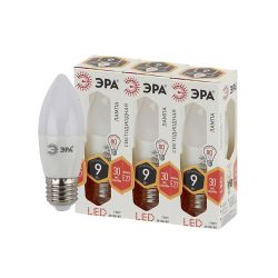 Лампа светодиодная ЭРА STD LED B35-9W-827-E27 E27 / Е27 9Вт свеча теплый белый свет | Лампы cветодиодные Свеча (B/C)