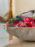 Декоративный гобеленовый чехол для интерьерной подушки Котик 47*47