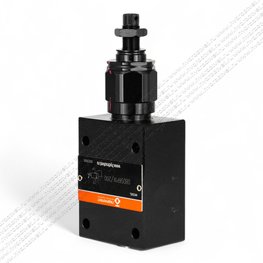 DBDS6P1X/200 - Предохранительный клапан прямого управления Ду6, давление регулировки до 200 бар, тип монтажа - на плиту, элемент регулировки S = винт