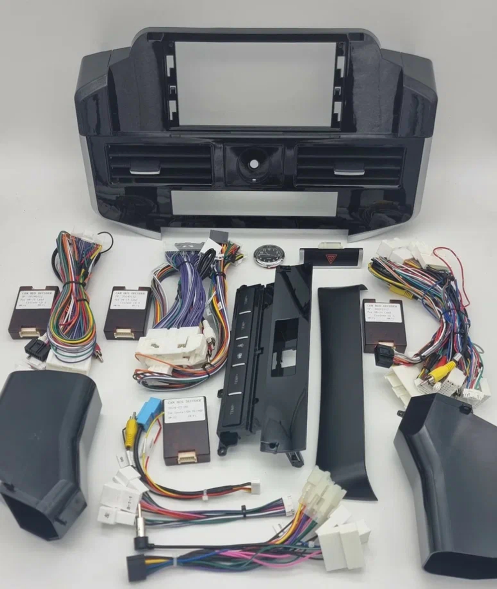 Магнитола для Toyota Land Cruiser 200 2007-2015 (со штатной камерой или 360) - Carmedia KP-T1206FW монитор 12.5" в стиле LEXUS на Android 12, TS10, CarPlay, 4G SIM-слот