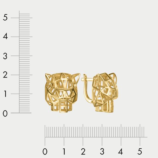 Серьги золотые