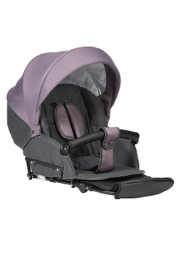 Детская коляска Indigo Charlotte Sity Classic 12 2 в 1 Cs03 т.серый/фиолетовый