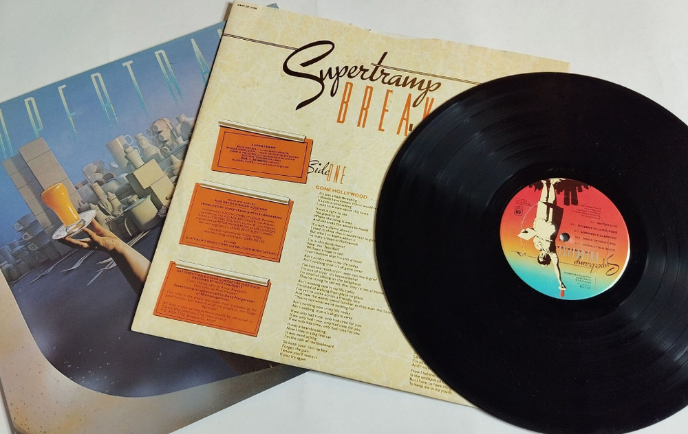 Винтажная виниловая пластинка LP Supertramp Breakfast In America (USA 1979) EX