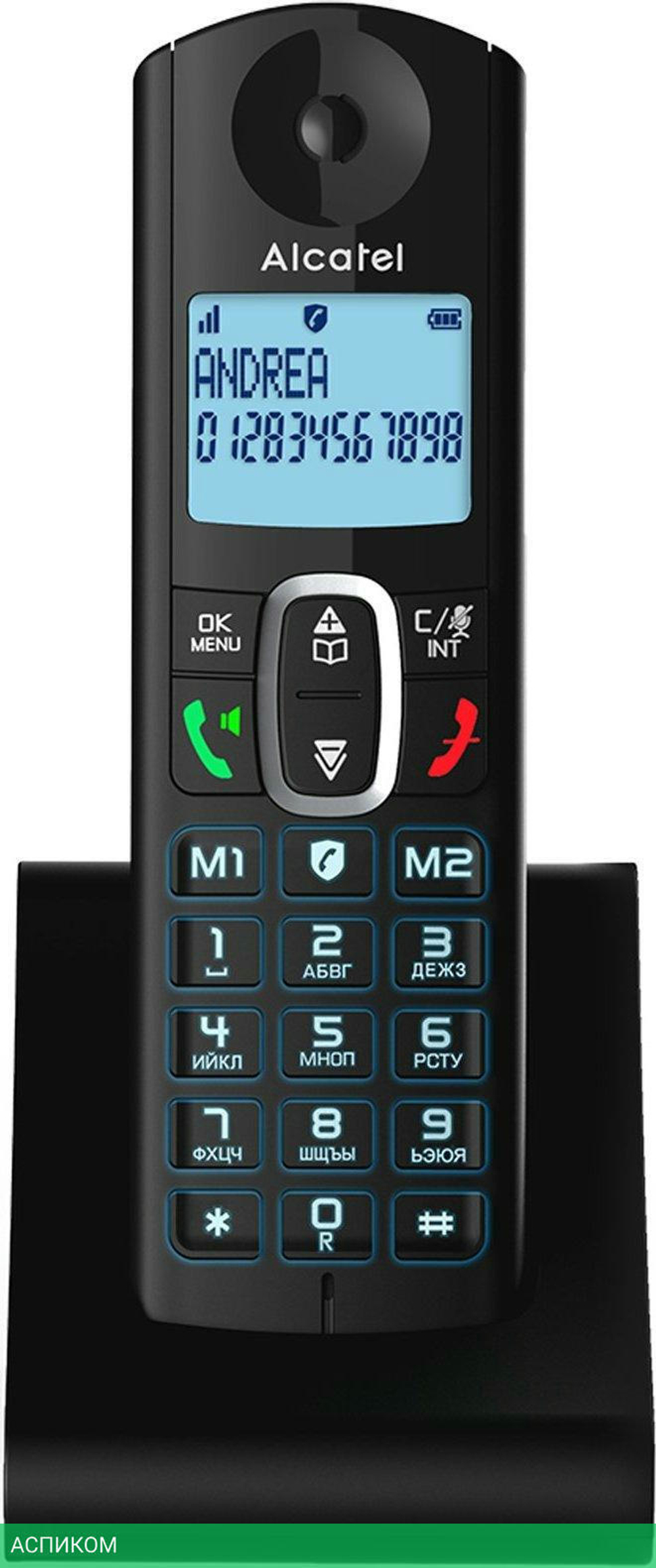 Радиотелефон DECT Alcatel F685 Black (ATLB1427707)