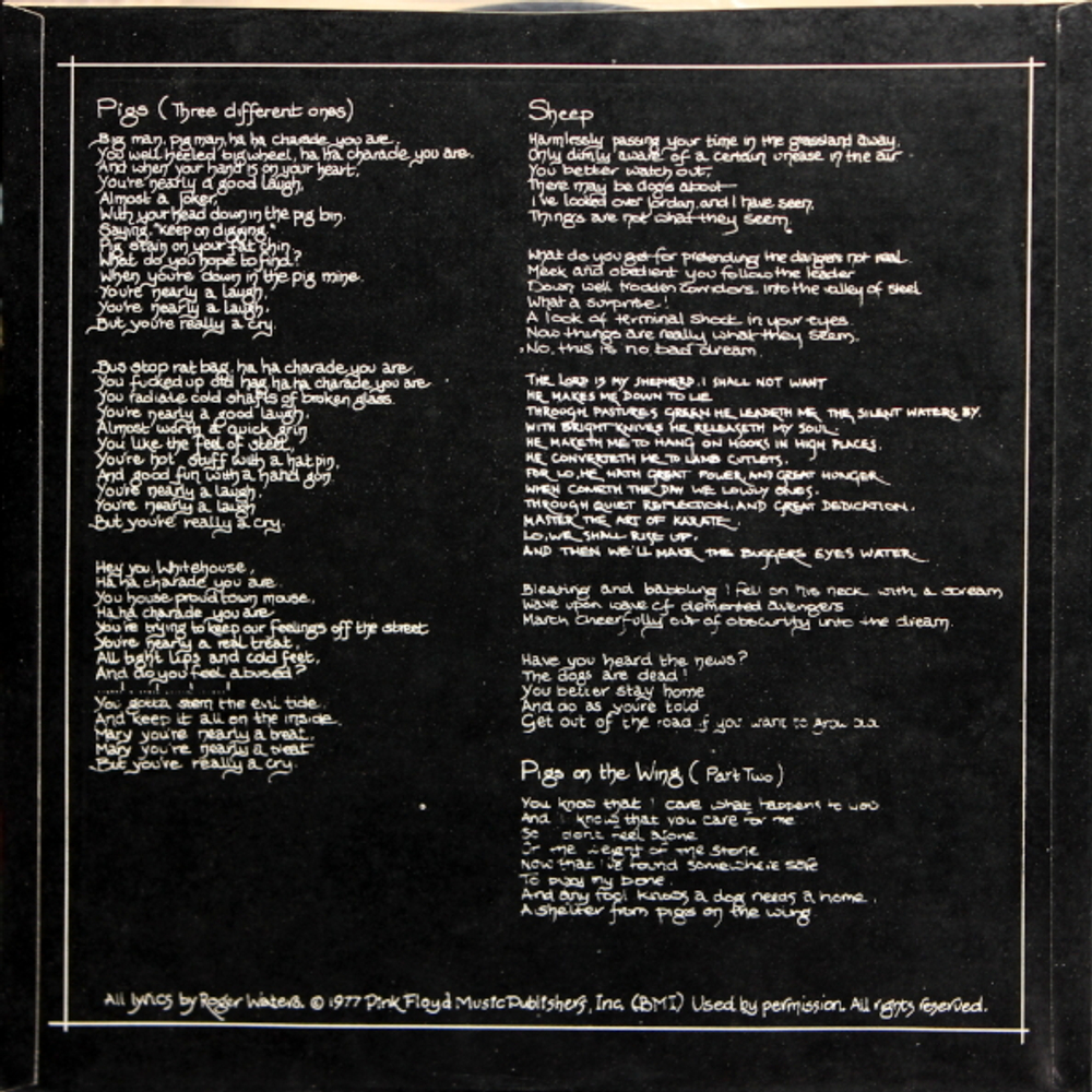 Pink Floyd / Animals (LP)