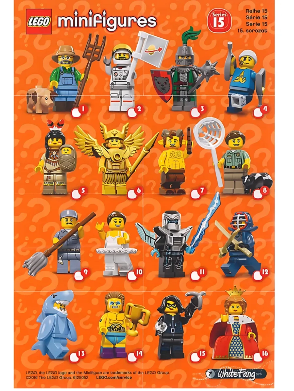 LEGO Minifigures series 15 серия 71011