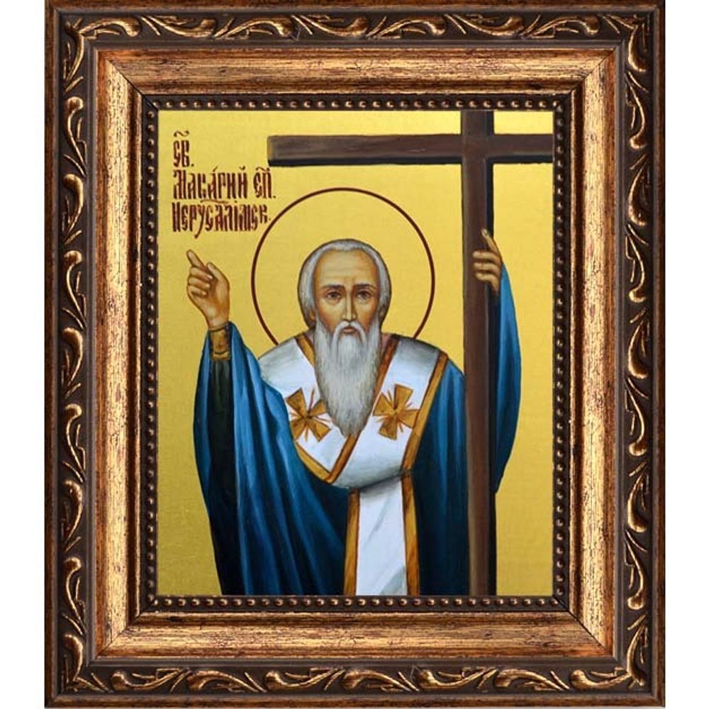 Макарий I Иерусалимский, епископ, святитель. Икона на холсте.