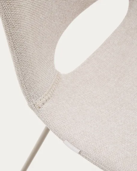 Стул Zahara бежевый с бежевыми ножками