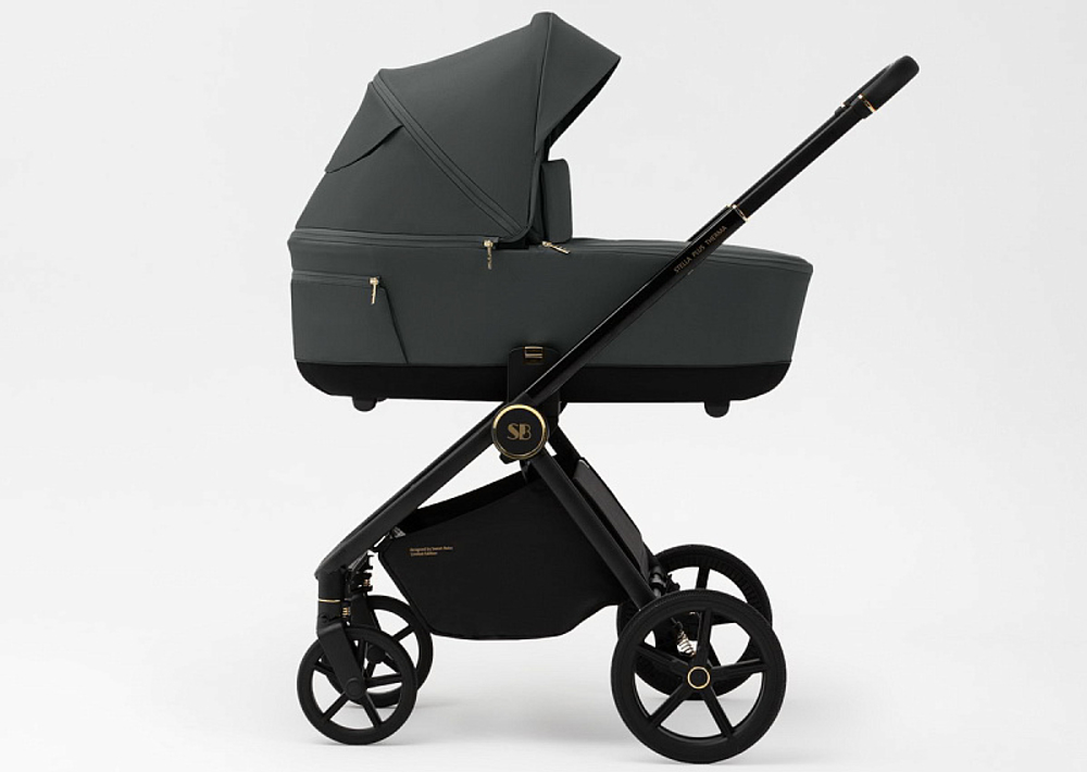 Детская коляска Sweet Baby Stella Plus Therma 2 в 1 427415 Dark Grey