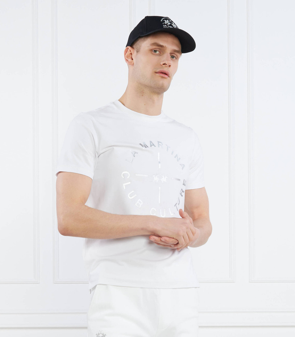 Футболка La Martina - белый(VMR307 JS324)