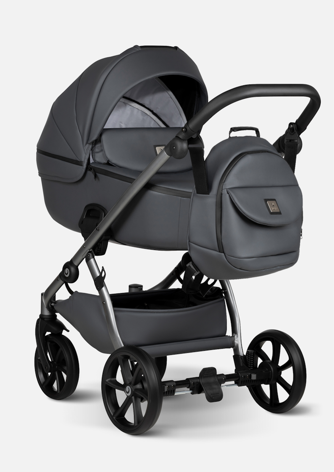 Tutis Коляска 2 в 1 UNO 5+ Leather Licorice