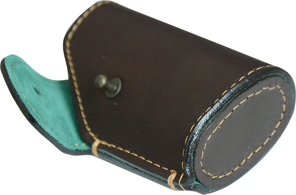 Чехол на дульный срез двуствольного ружья коричневый