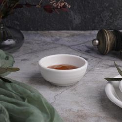 Соусник 50 мл d 7,1 см h3 см круглый белый фарфор P.L. Proff Cuisine [6]