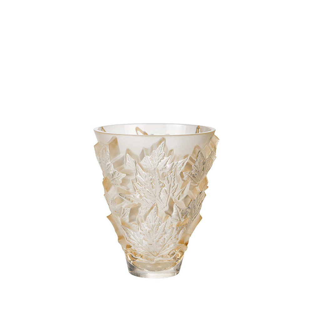 Ваза Lalique Champs-Elysees золотая, 18 см