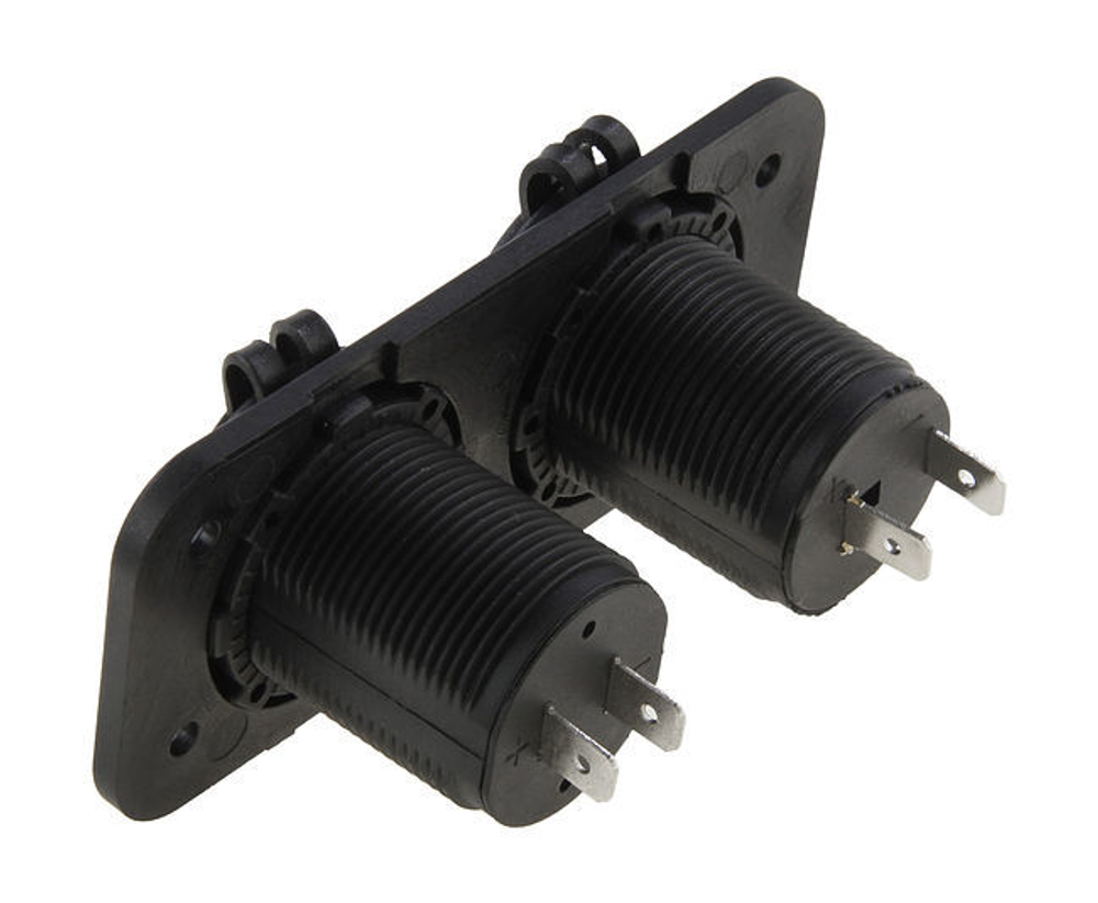 Панель с USB-разъемом 5В 3.1А и прикуривателем