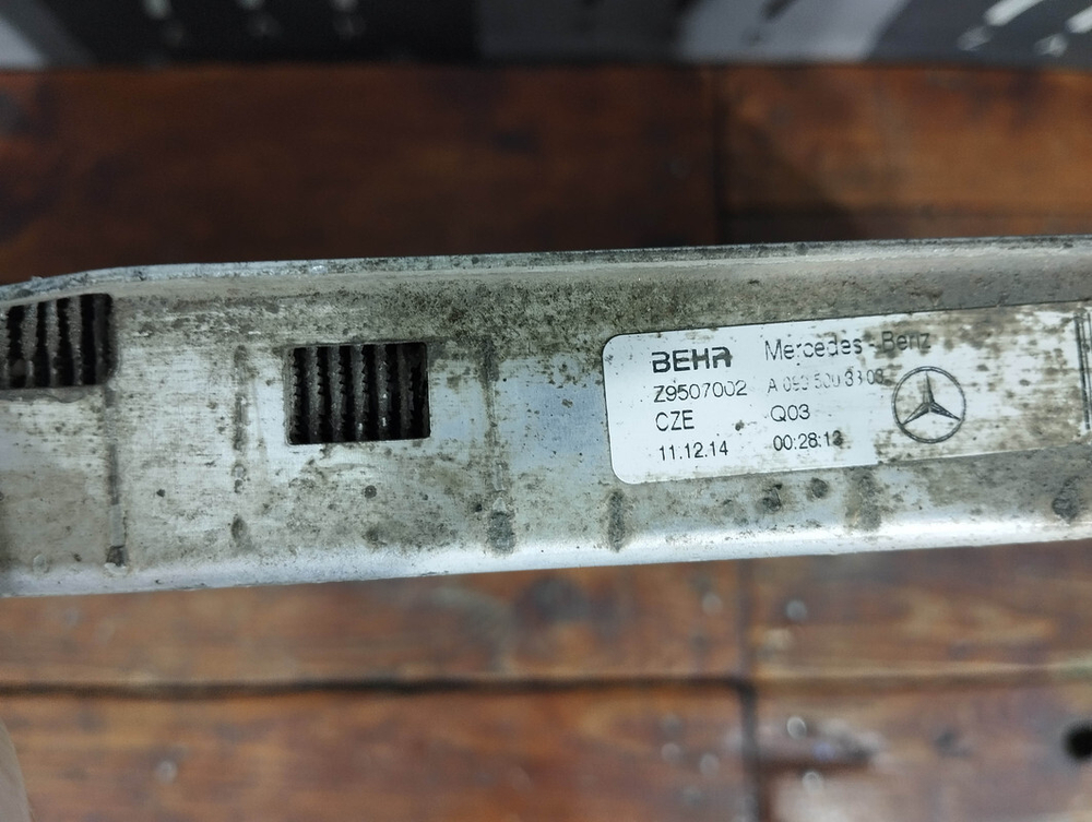 Радиатор двигателя Mercedes W213 W222 X253 Б/У Оригинал A0995003303