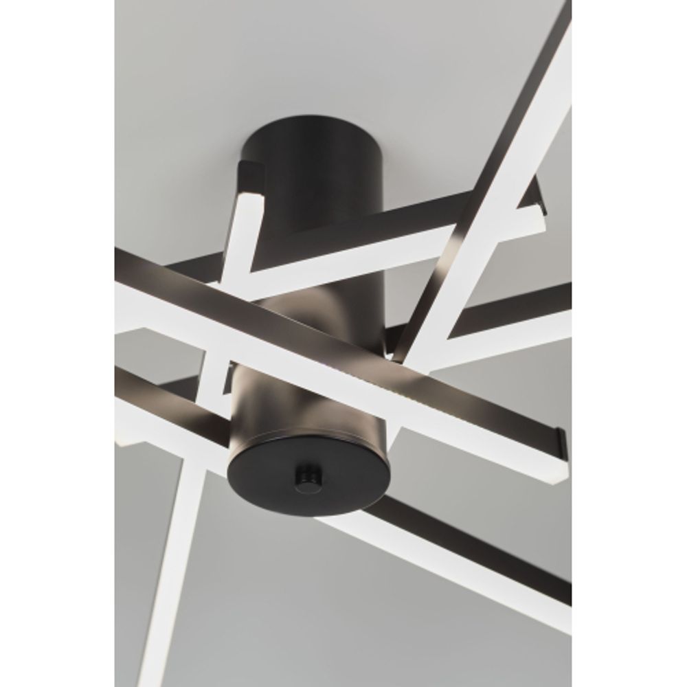 Светильник потолочный светодиодный Rivoli   6180-201 LED 90Вт 3000-6000К чёрный с пультом