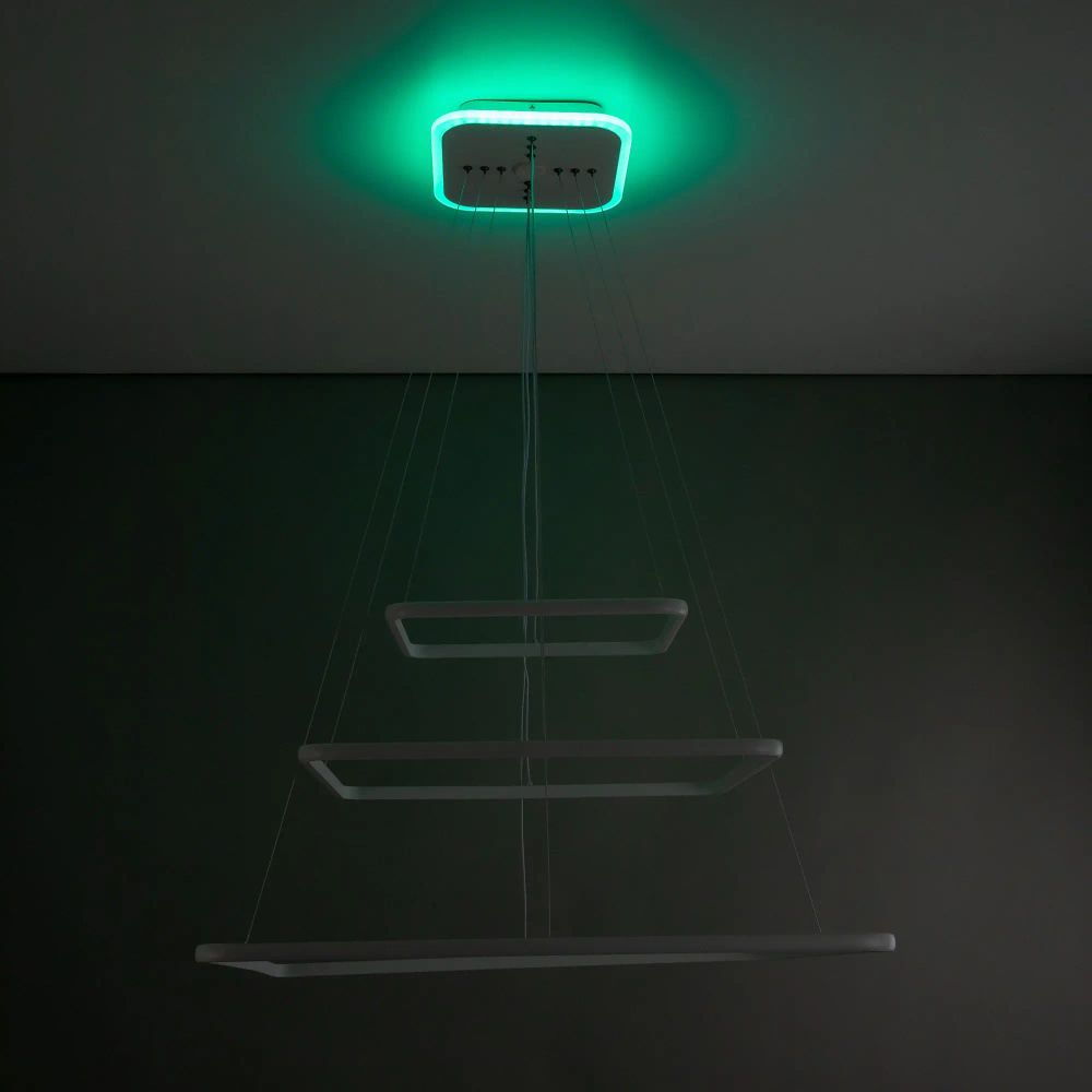 Citilux Неон Смарт CL731AK110E Умная подвесная люстра Белая