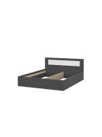 Кровать двухспальная 160х200 без основания Графит