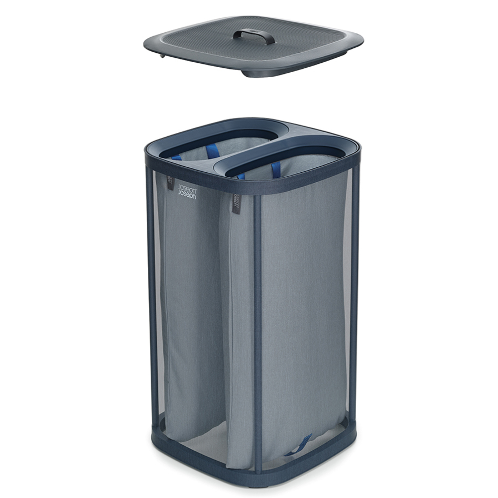 Корзина для белья tota™, 60 л, черная