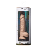 Телесный фаллоимитатор-реалистик 17,8см на присоске с мошенкой SilexD Real Skin Dildo 7" Model 1