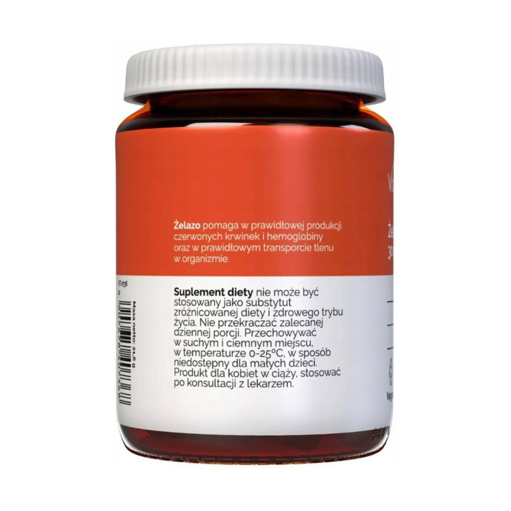 Vitalers Iron Органическое Железо 30 мг 60 капс