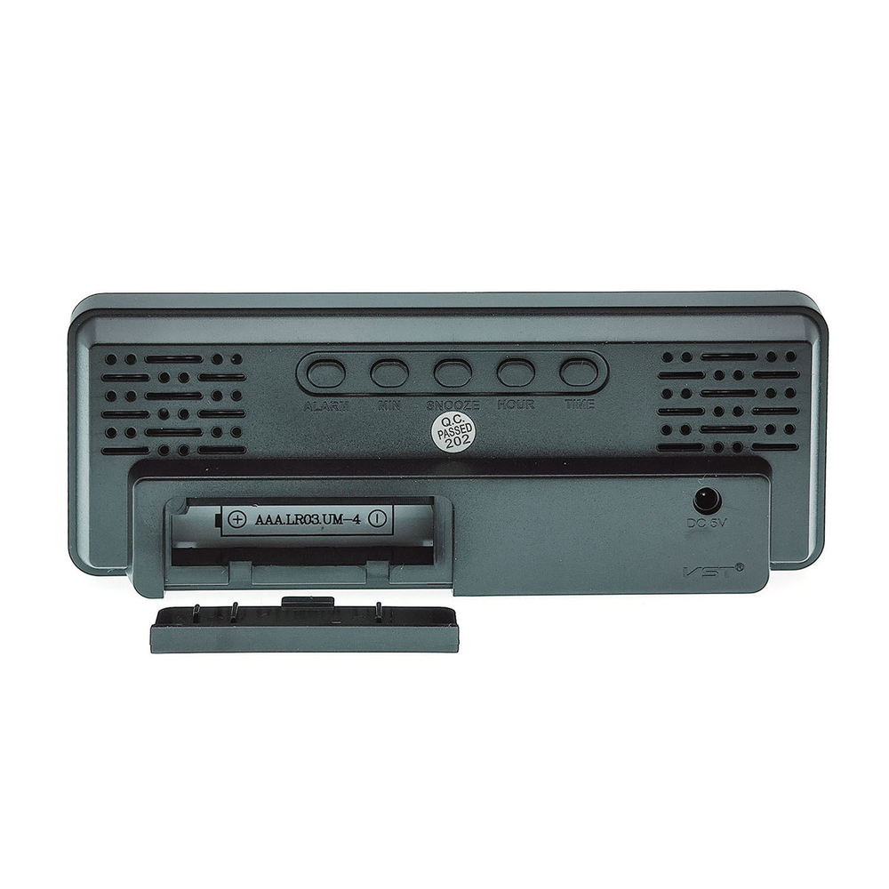 Часы зеркальные VST-898C USB RGB свечение